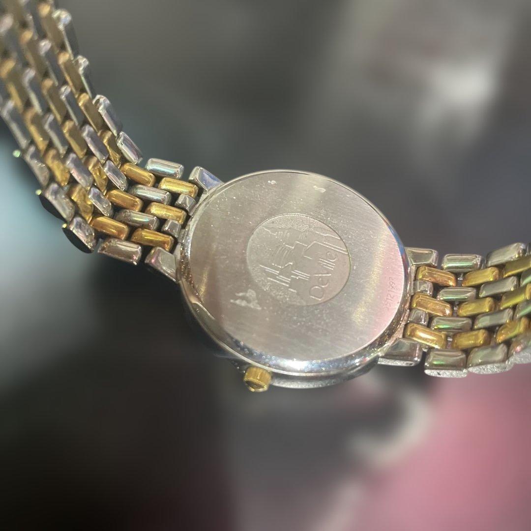 稼働品　OMEGA クォーツ腕時計 ゴールド/シルバー　レディース　オメガ