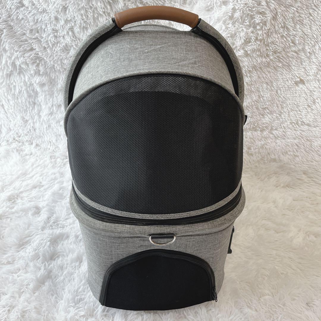 AirBuggy エアバギー　グレー　ペットウィズ　ペットカート　極美品　犬