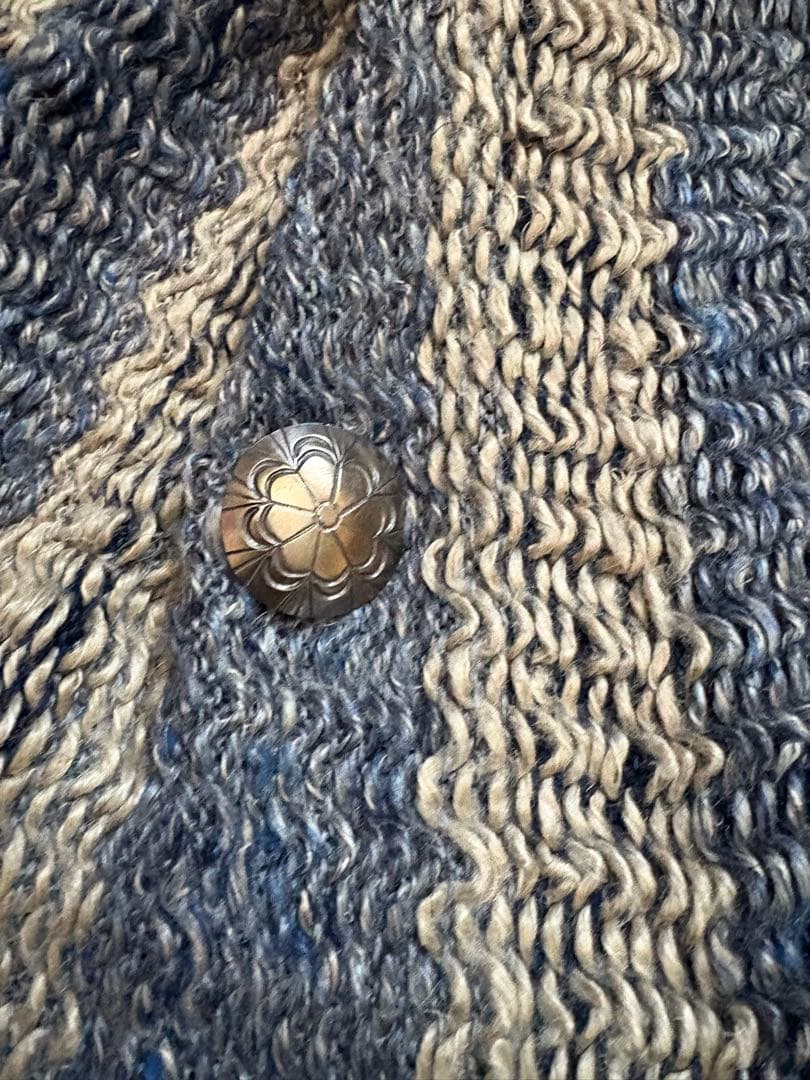 kapital 羽織　朝　刺子　コンチョボタン