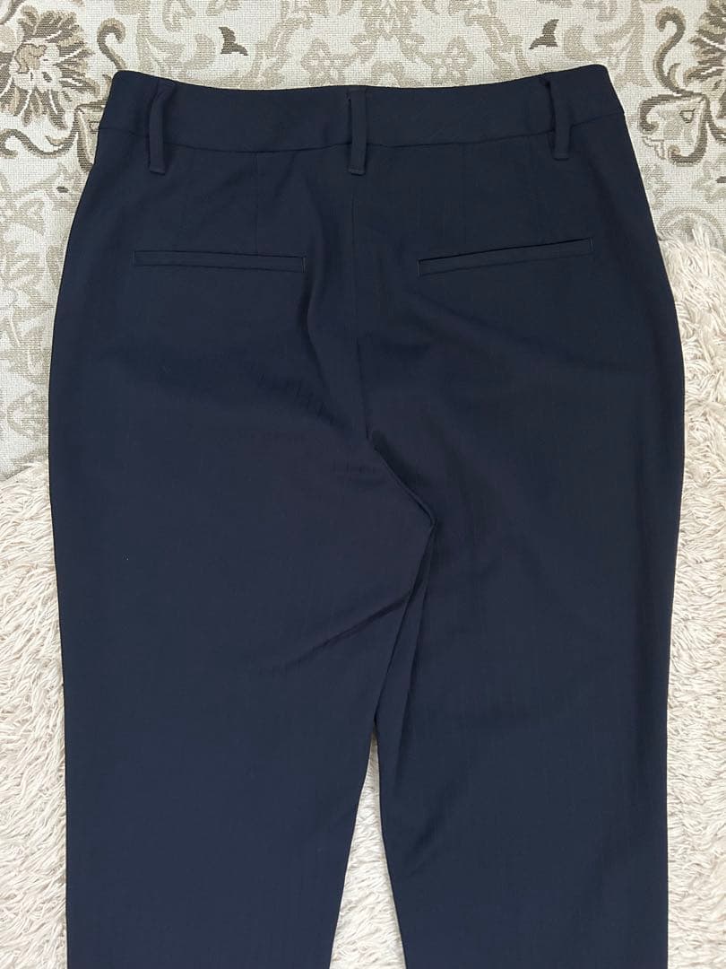 極美品 PLST プラステ セットアップ パンツ スーツ ノーカラー 洗える