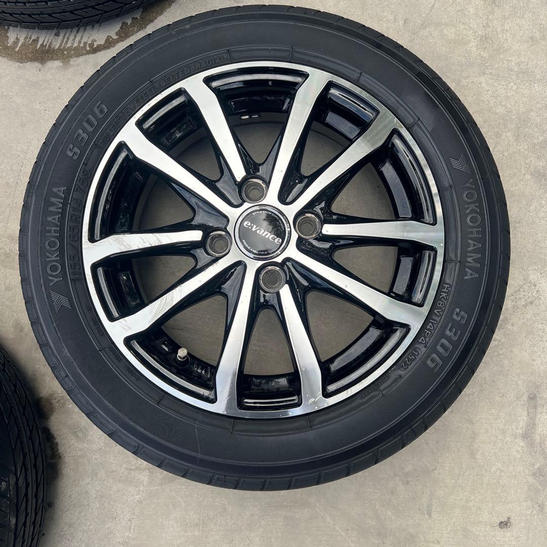 タイヤ・ホイール Steel wheel . e:Vance . Tire Yokohama.