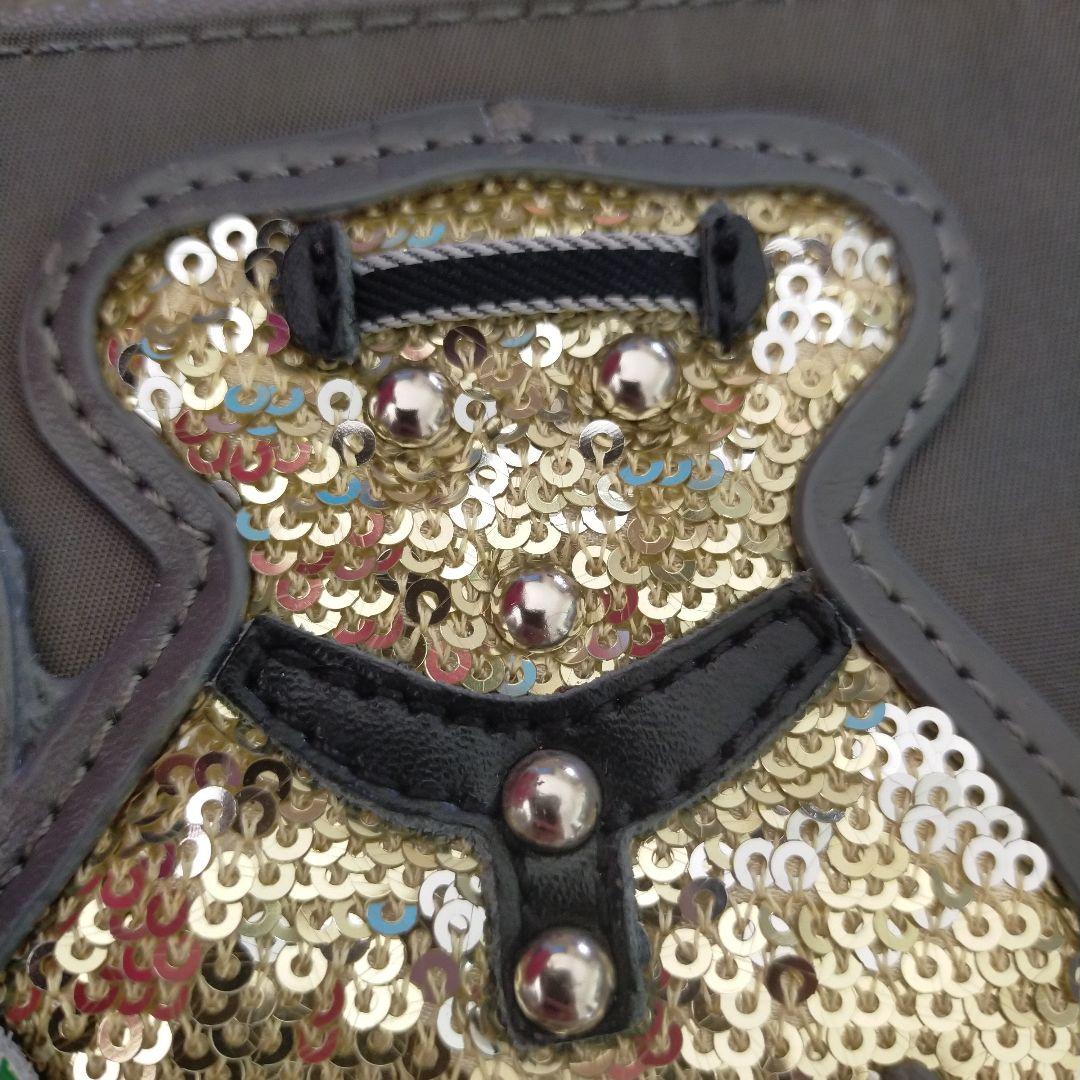 PRADA　プラダ　ポーチ　くま　スパンコール　刺繍　レア