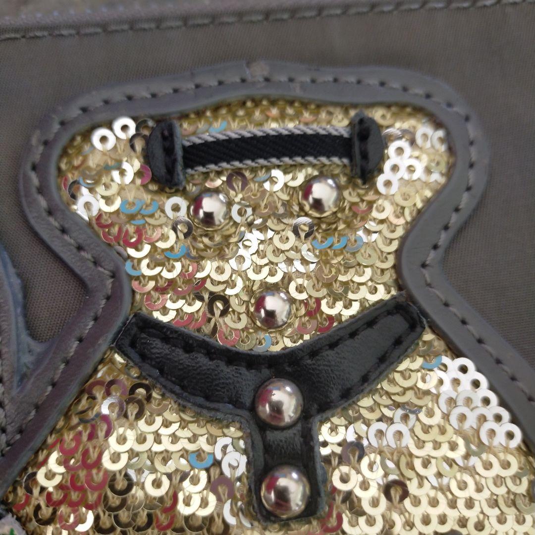 PRADA　プラダ　ポーチ　くま　スパンコール　刺繍　レア