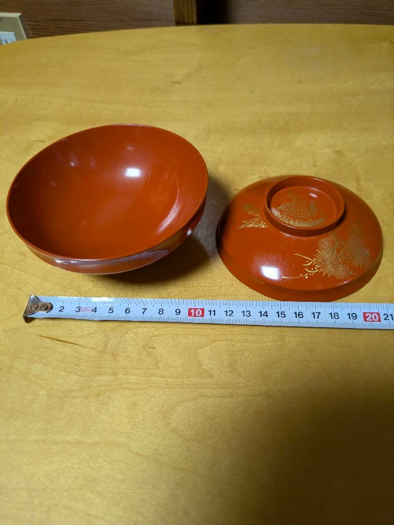 金蒔絵 木製漆器 骨董 漆器 蒔絵 吸物椀 お椀 蓋付　20個　骨董品　年代物