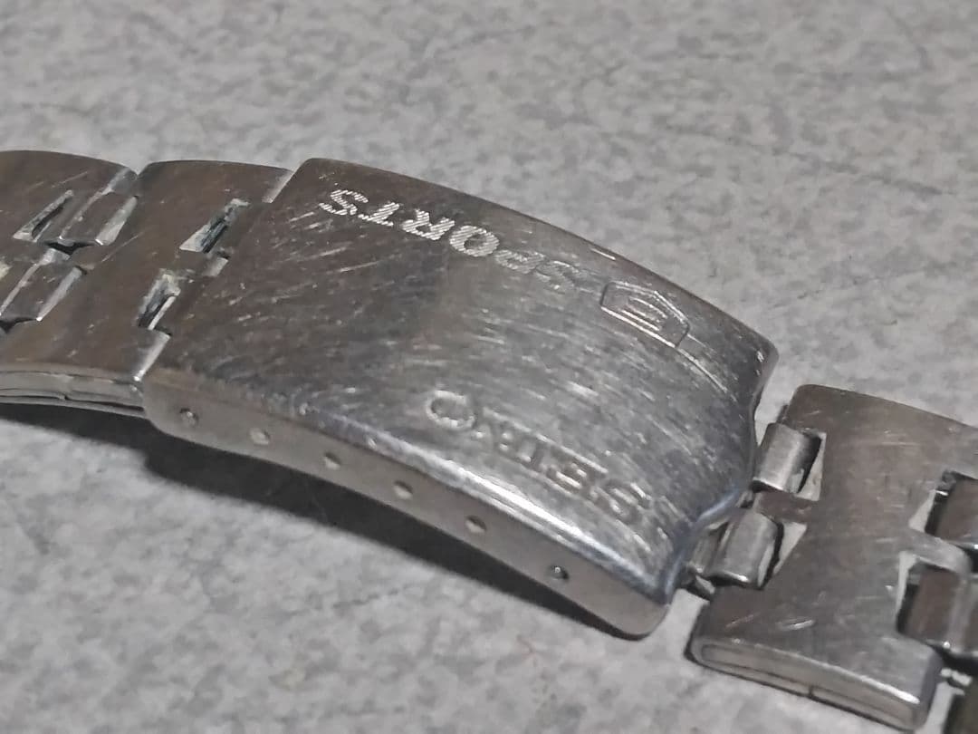 タ*ン様 セイコー　5スポーツ純正ブレス(7019　601)　※付着物のためジャ