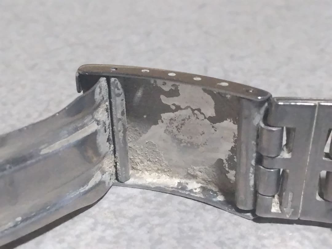 タ*ン様 セイコー　5スポーツ純正ブレス(7019　601)　※付着物のためジャ