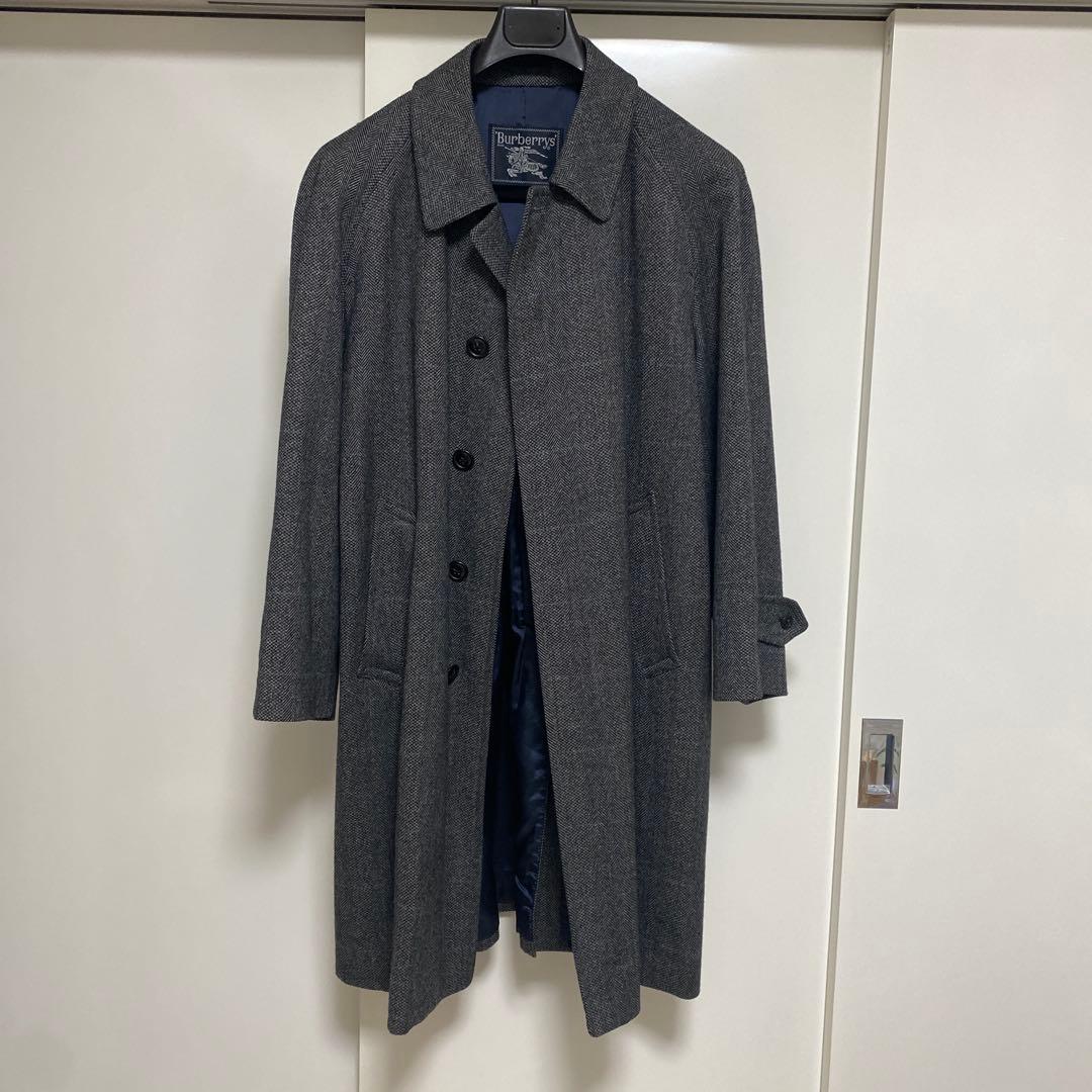 burberry コート ステンカラー ウールカシミヤ
