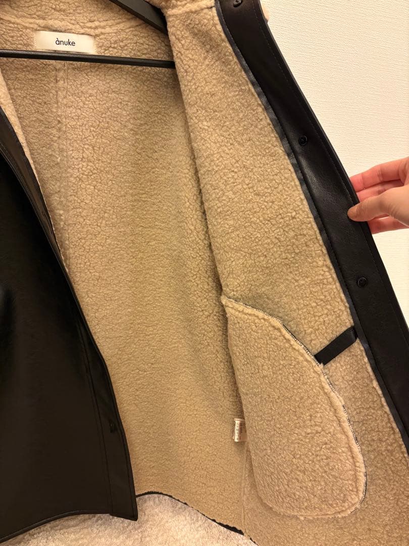 【anuke アンヌーク】Boa Flight Jacket☆美品☆38☆完売品