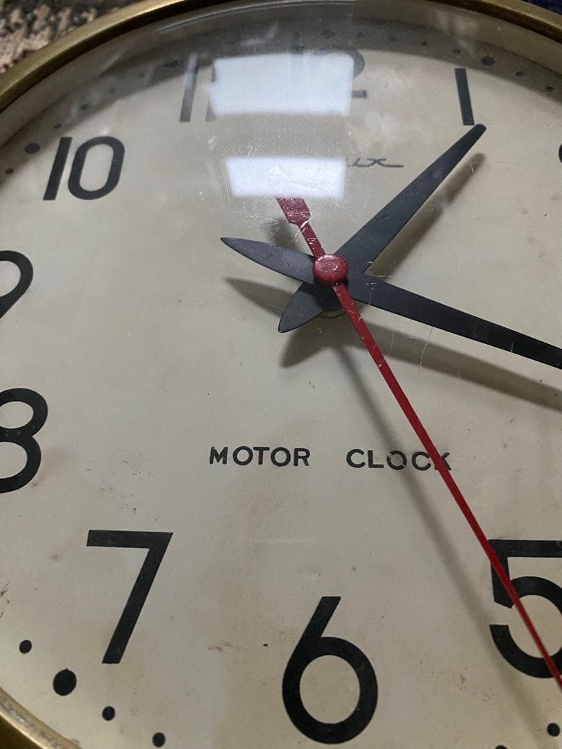 60'sヴィンテージ掛時計 東京時計 FLUX MOTOR CLOCK 不動品