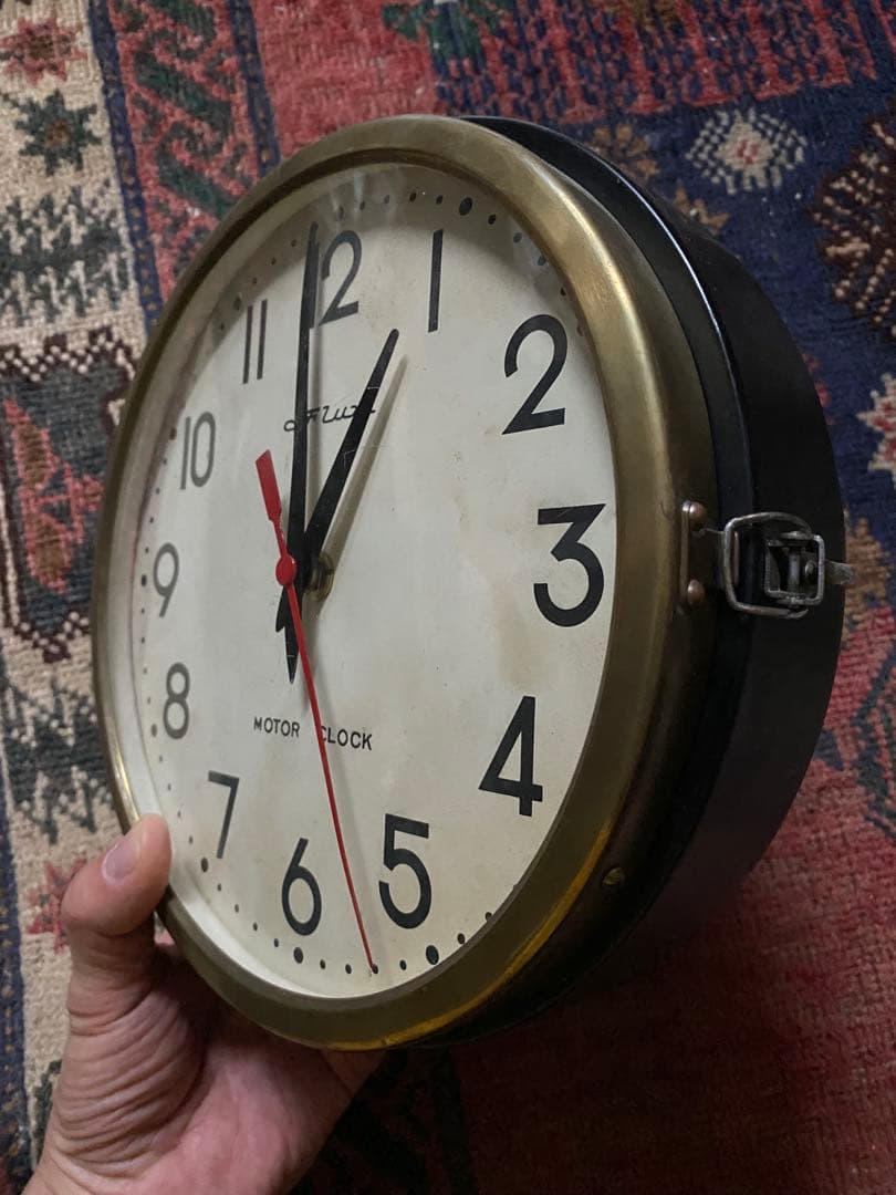 60'sヴィンテージ掛時計 東京時計 FLUX MOTOR CLOCK 不動品