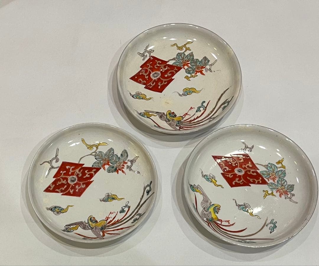 中国　年代物　お皿