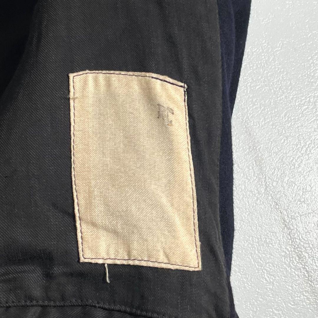 ドイツ軍 ロングコート トレンチコート ナポレオン 金ボタン ネイビー