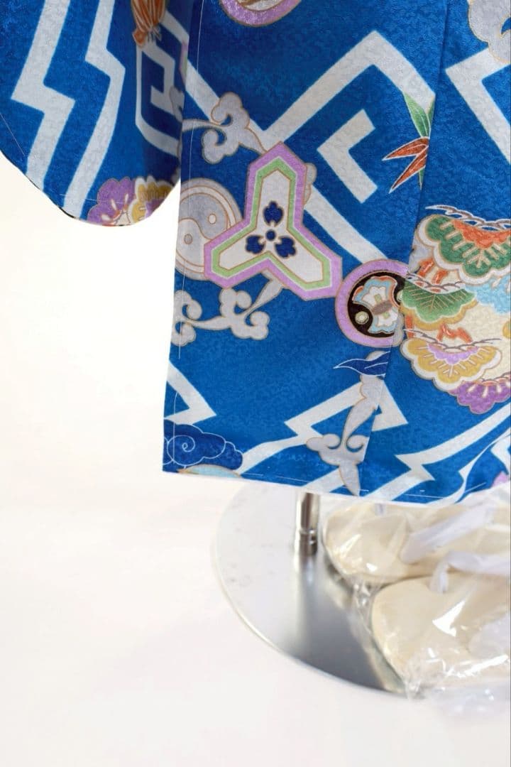 七五三○被布○男の子○被布セット○753○着物○草履○男児被布セット○新品〇5点