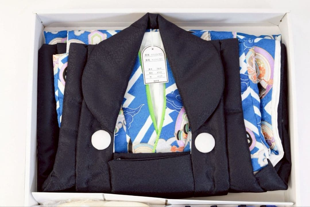 七五三○被布○男の子○被布セット○753○着物○草履○男児被布セット○新品〇5点