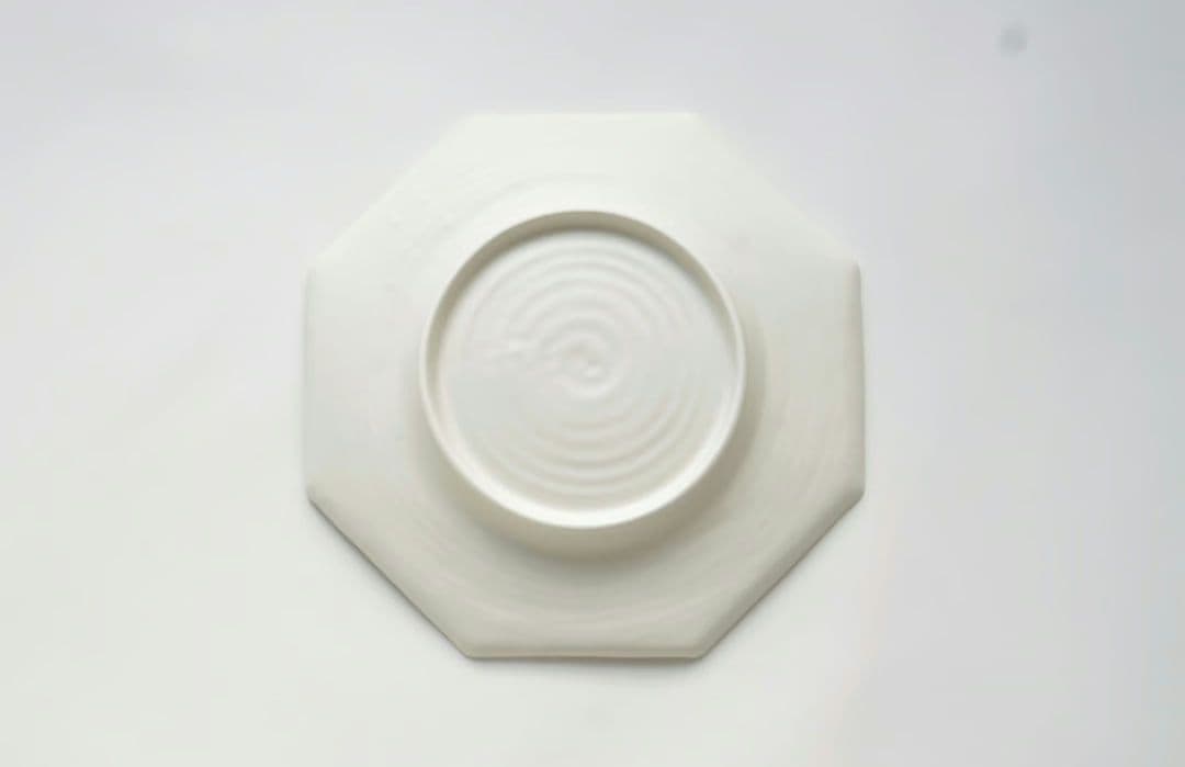 照井壮　デルフト八角皿　大　オクトゴナル 　4枚