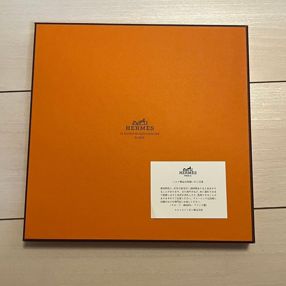 エルメス　カレ90 ヘンナの歌　オレンジ　Kondo様