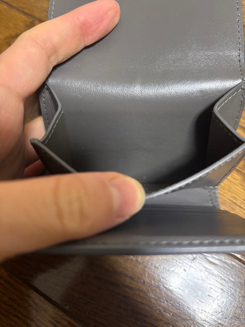 【あいさん専用】CELINE グレー 三つ折り財布 保存袋付き