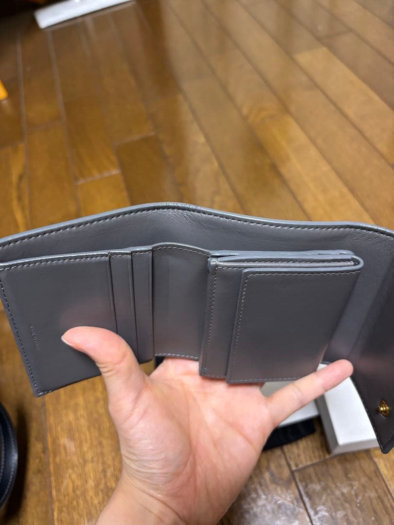 【あいさん専用】CELINE グレー 三つ折り財布 保存袋付き