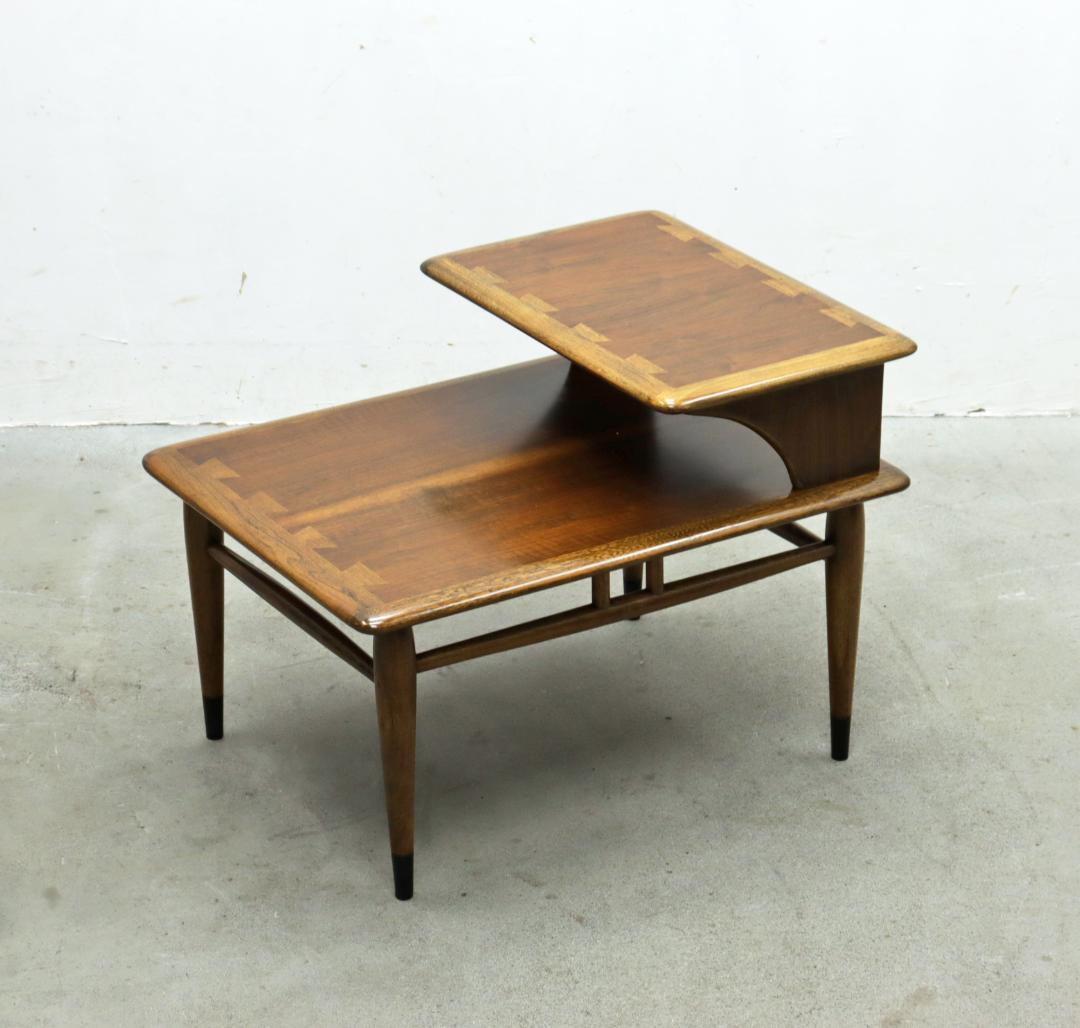 U.S. レーン Acclamim 2段 ウォールナット サイドテーブル 台