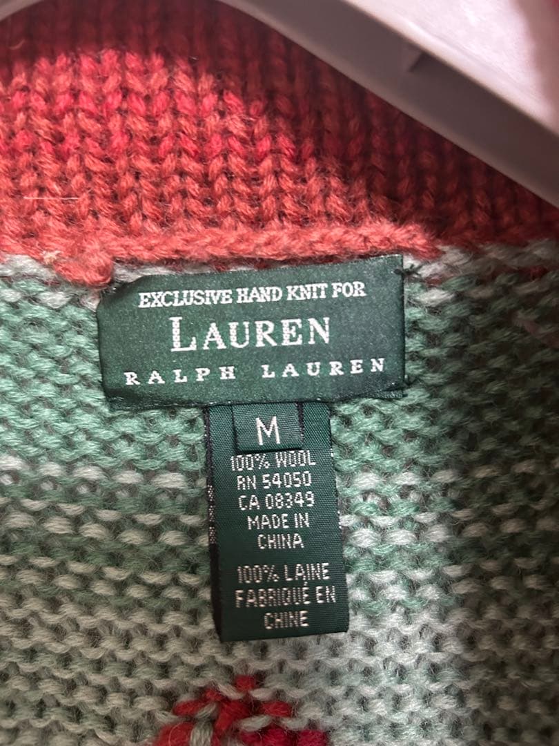 大特価早い者勝ち！ラルフローレンネイティブカーディガン登坂広臣　菅田将暉着用M