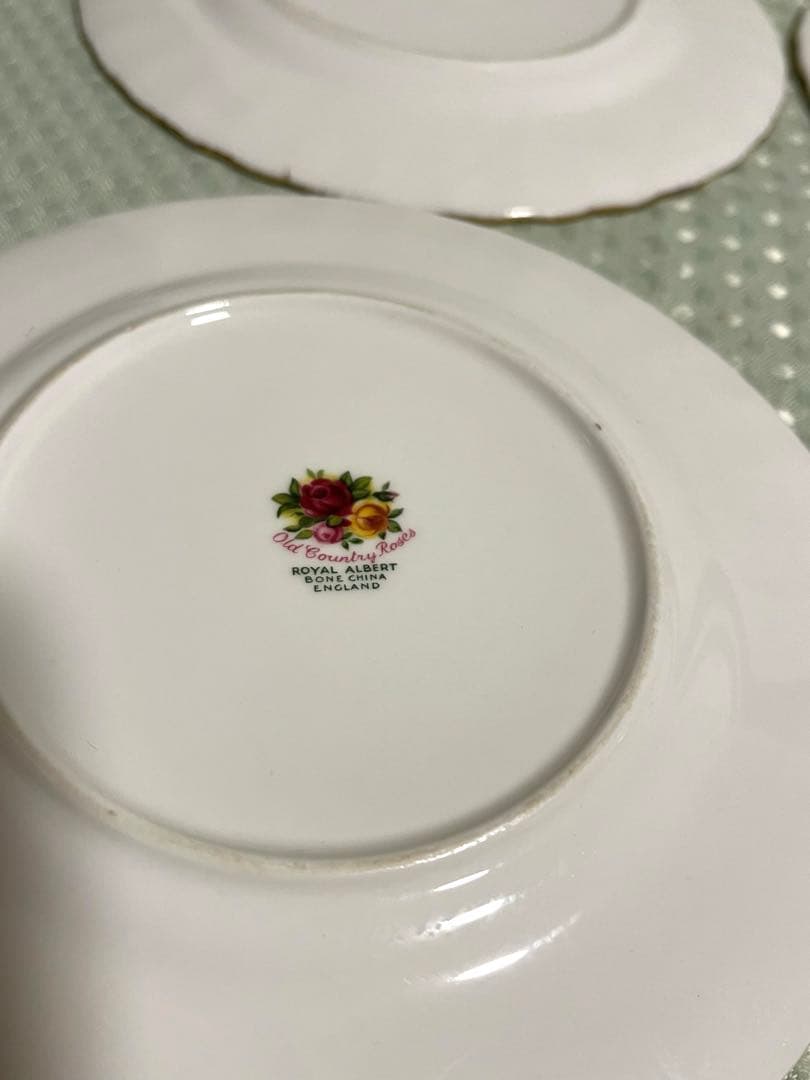 ロイヤル・アルバート オールドカントリーローズ プレート 皿 約16㎝ セット