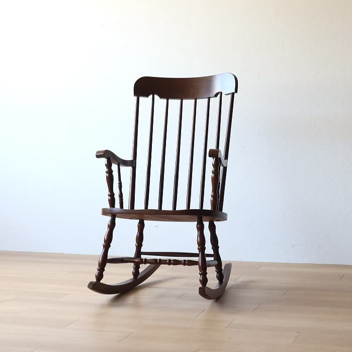 アンティーク ロッキングチェア 柏木工 飛騨の家具 古家具 ブナ材