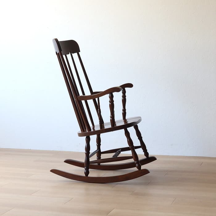 アンティーク ロッキングチェア 柏木工 飛騨の家具 古家具 ブナ材