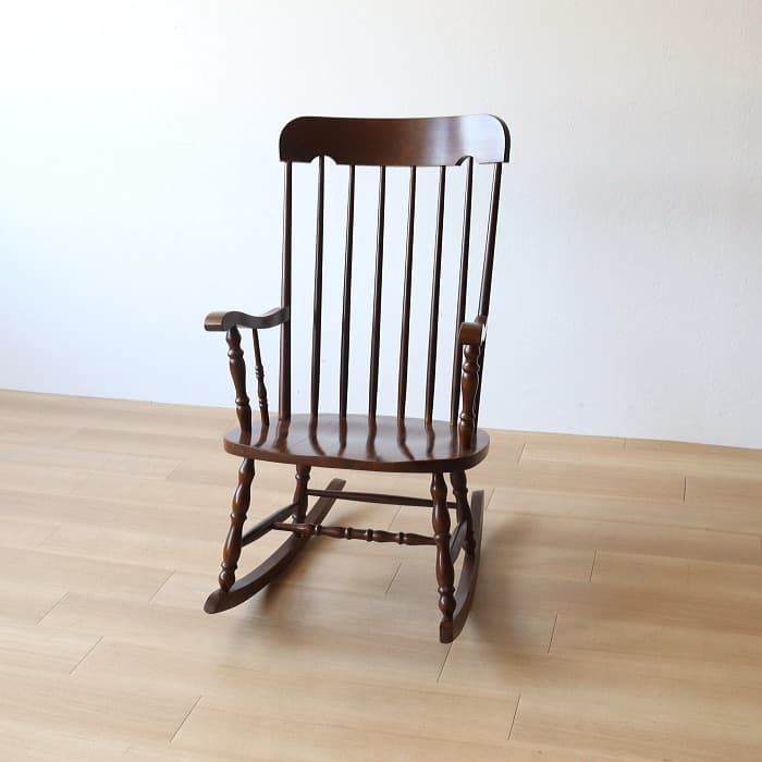 アンティーク ロッキングチェア 柏木工 飛騨の家具 古家具 ブナ材