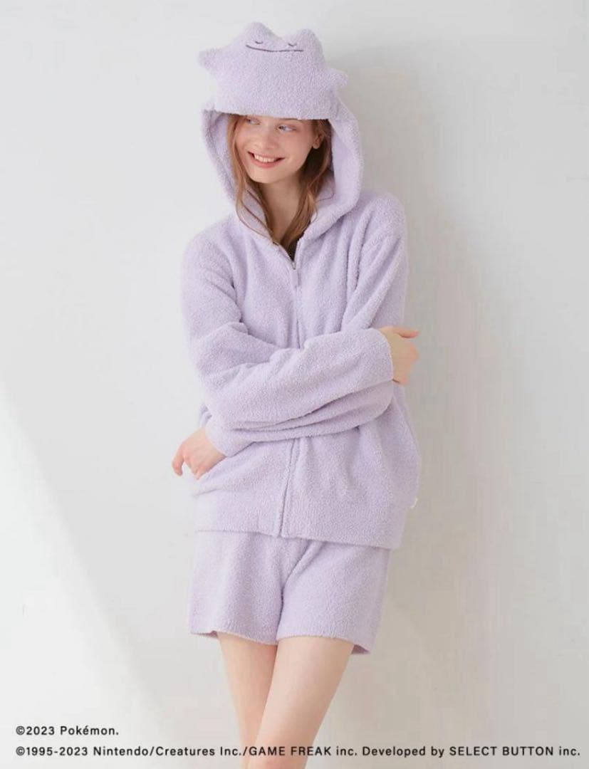 メタモン　ジェラピケ　ポケモン　ポケモンスリープ　レディース　ジェラートピケ