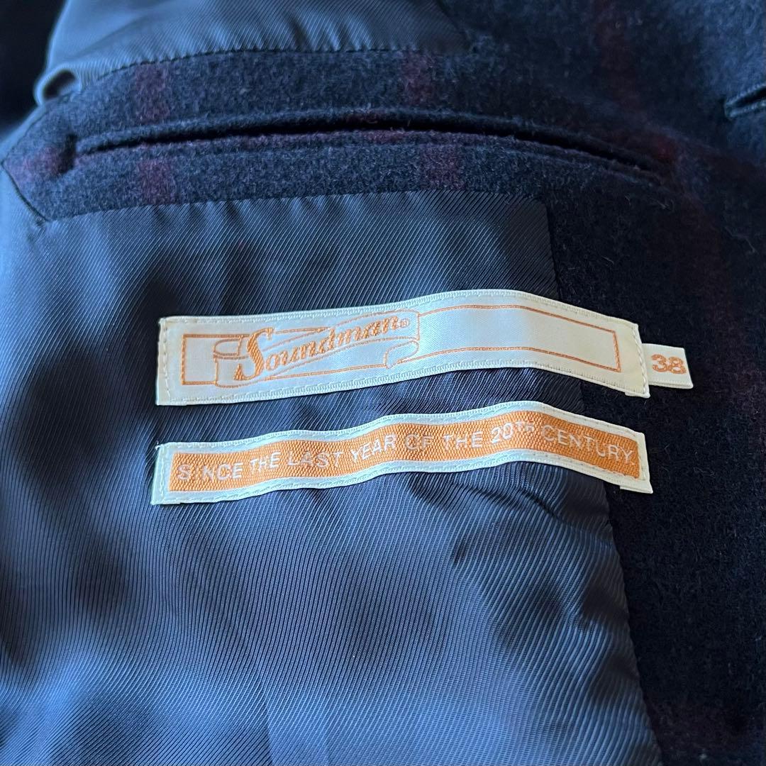 soundman サウンドマン　チェスター　コート　ショップコート　38 美品