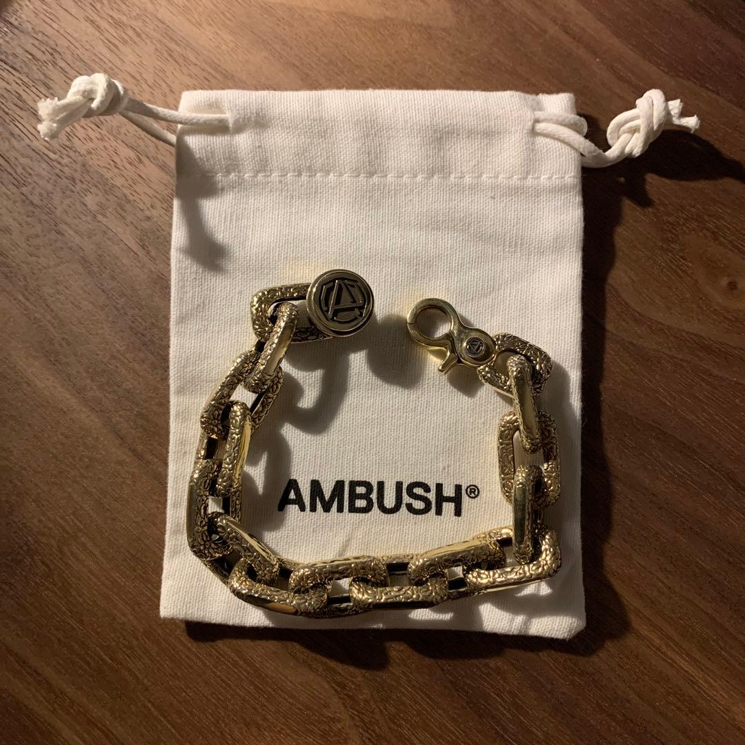 【AMBUSH/アンブッシュ】TEXTURED CHAIN BRACELET