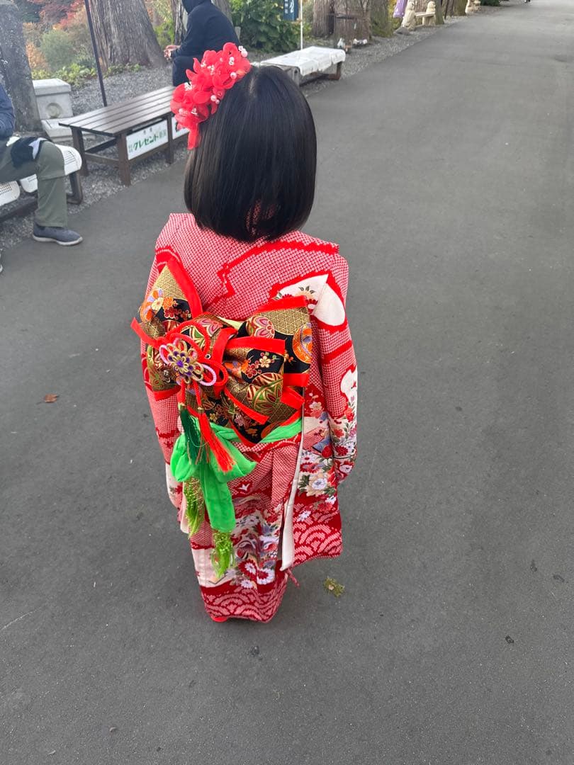 七五三 着物セット 豪華　フルセット　絞り柄