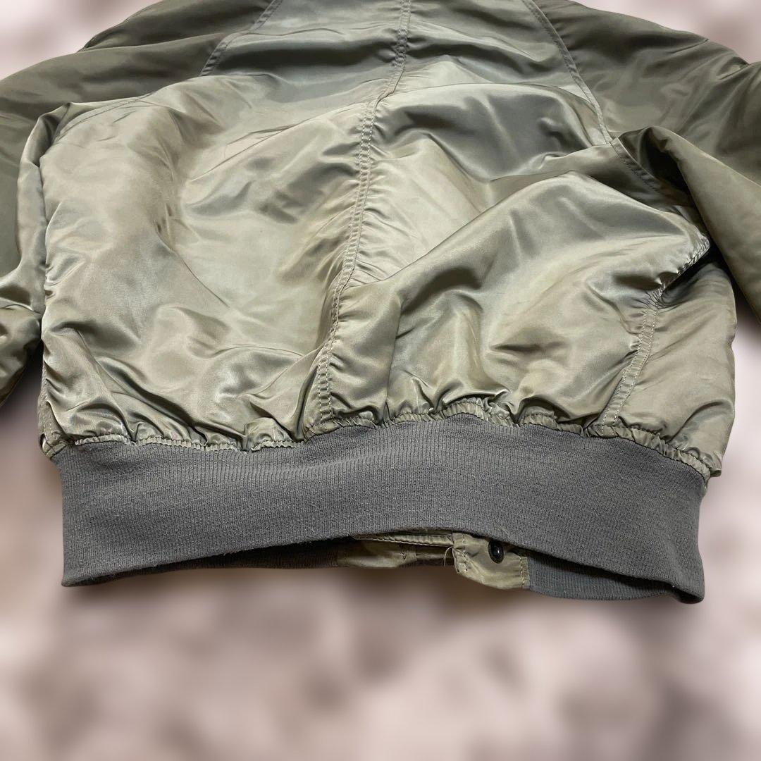 90s USA製 ALPHA N2B フライトジャケット N-2B オリーブ