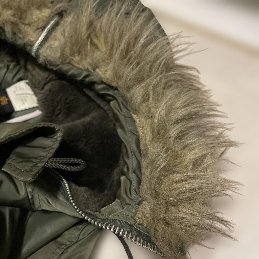 90s USA製 ALPHA N2B フライトジャケット N-2B オリーブ