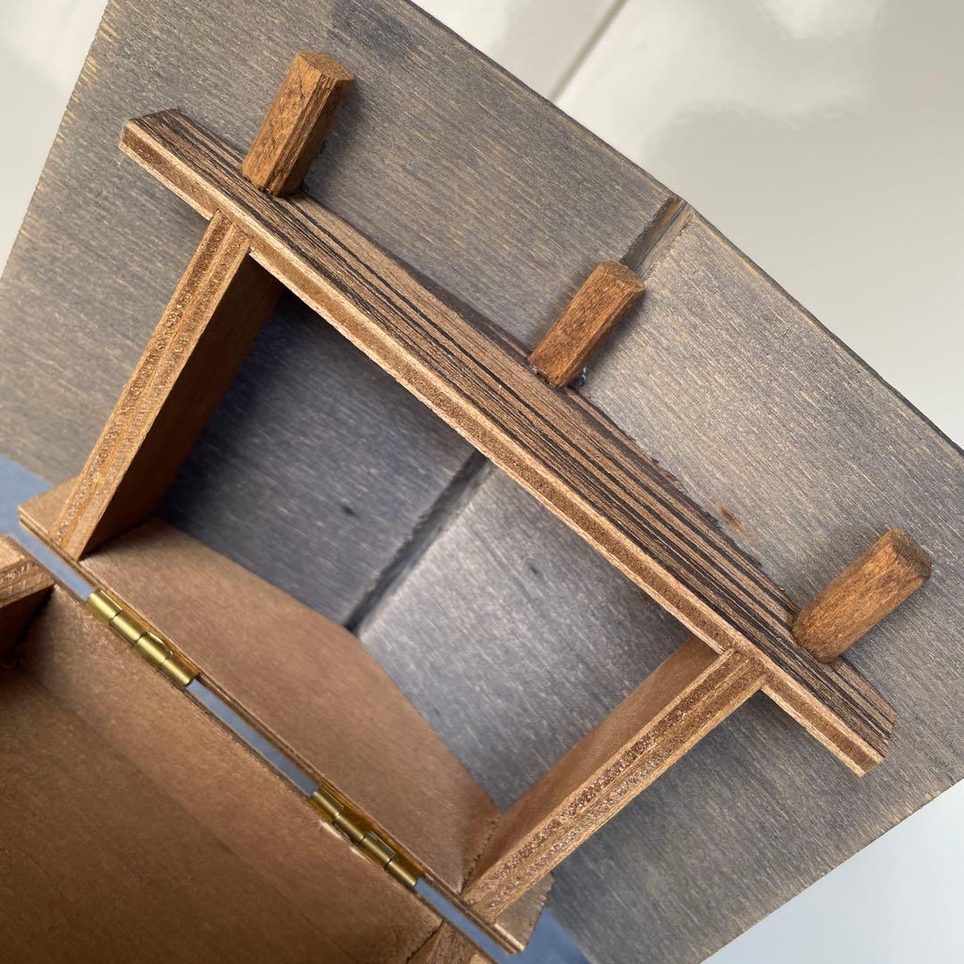 スイス製JOBIN社　シャレー型収納付オルゴール