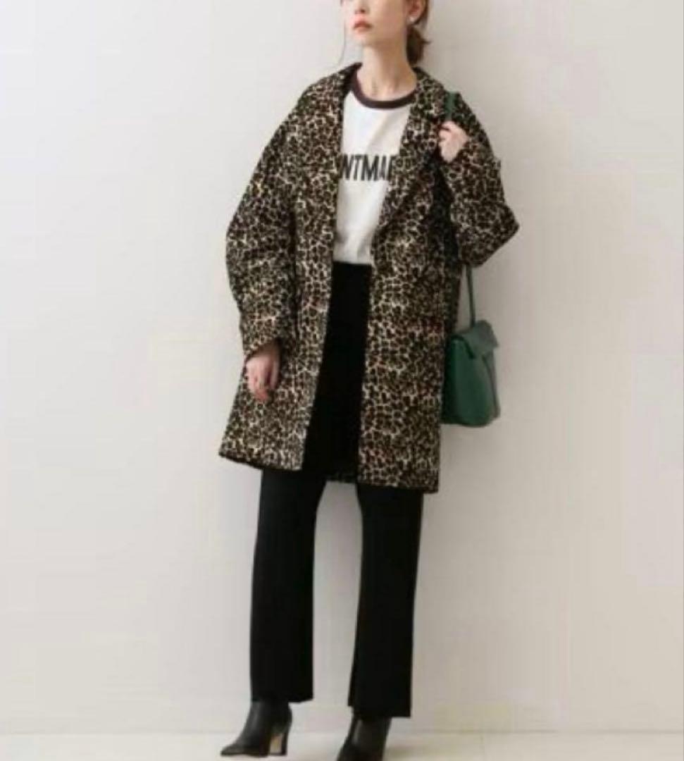 レオパード　豹柄　コート