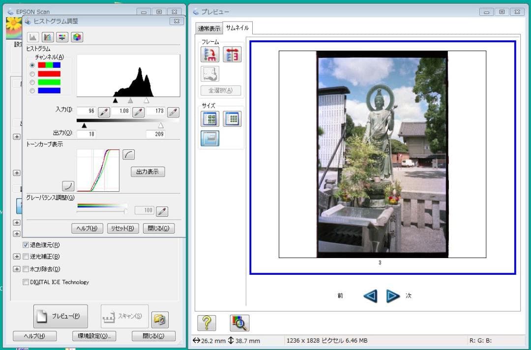 EPSON GT-X830 ネガフィルムスキャン フィルムホルダー付属 動作快調