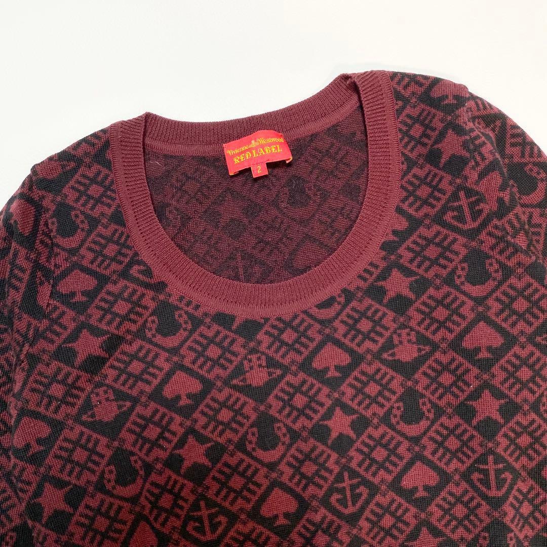 ヴィヴィアンウエストウッド　ニット　オーブ　ダイヤモンド　スペード　星　いかり