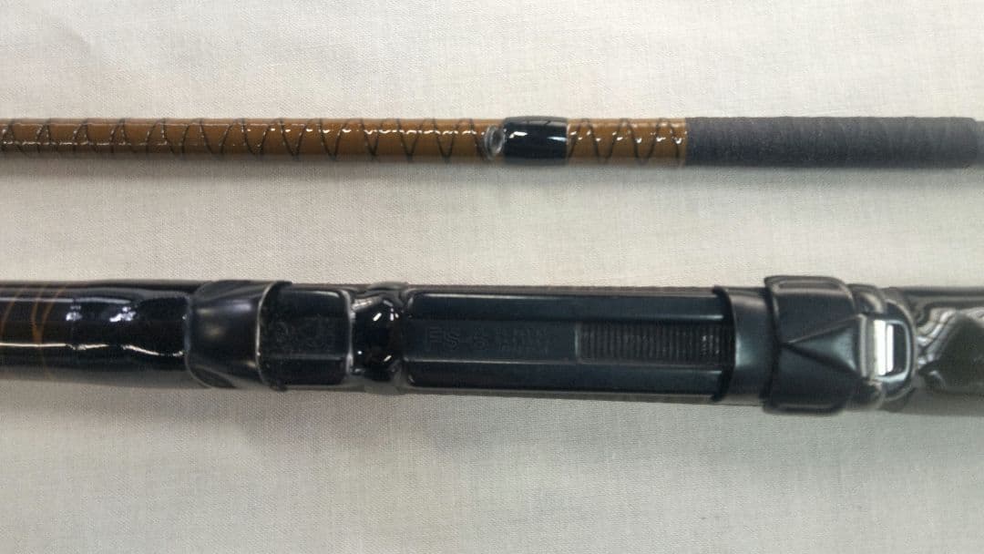 ヘチ竿2本セット　NFT・翔新堤240& シマノ・青波巧21