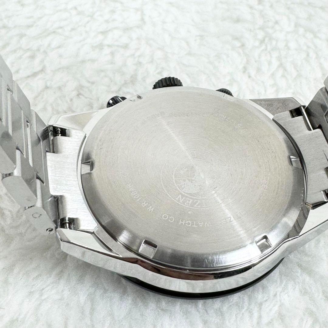 【極美品】シチズン　ラウンドクロノエコドライブ　BL5496-96L ブルー