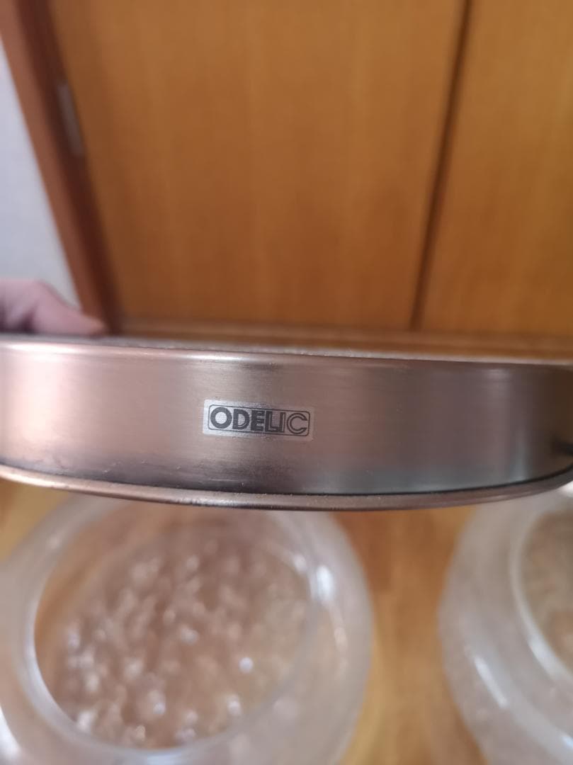 美品 天井灯 ビンテージ ガラス製 2個セット