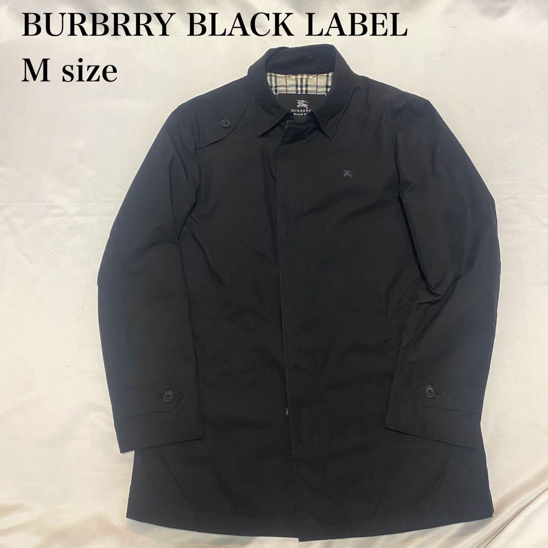 BURBERRY BLACK LABEL ステンカラーコート M バーバリー
