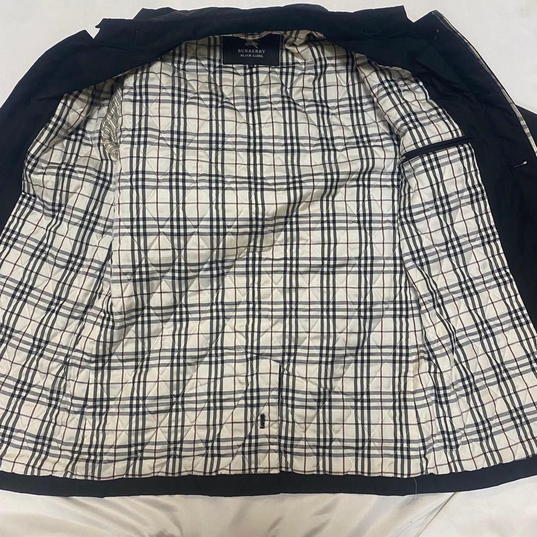 BURBERRY BLACK LABEL ステンカラーコート M バーバリー