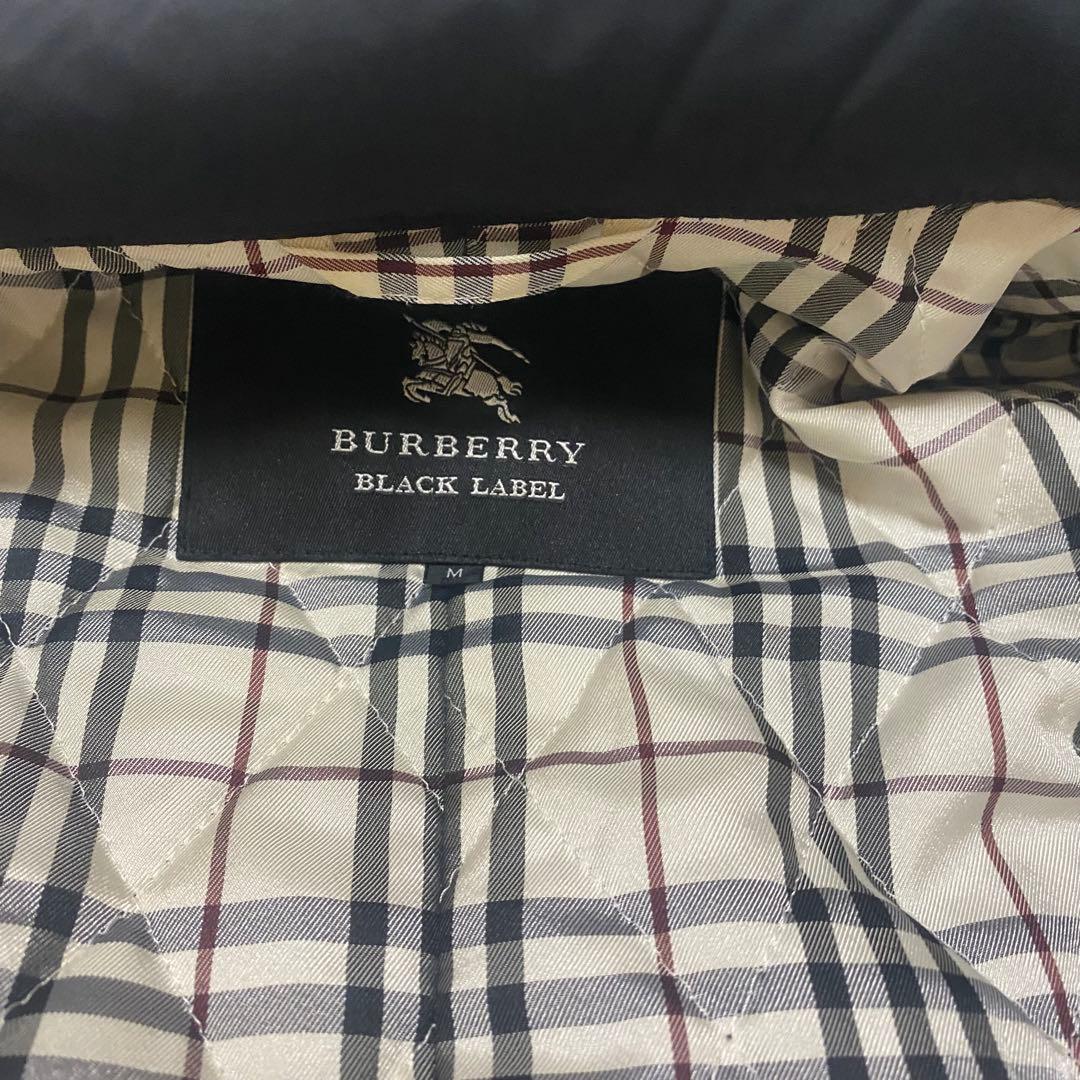 BURBERRY BLACK LABEL ステンカラーコート M バーバリー