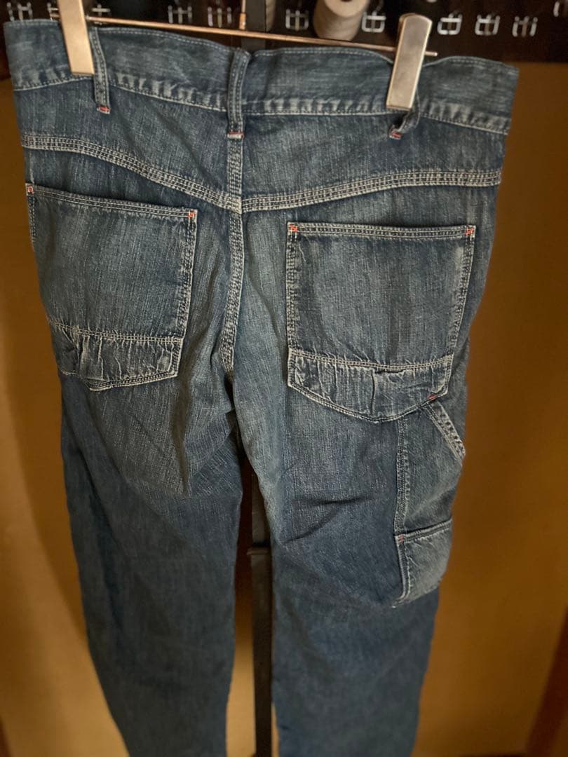 DENIM DUNGAREE デニム＆ダンガリー ペインターパンツ ダメージ加工