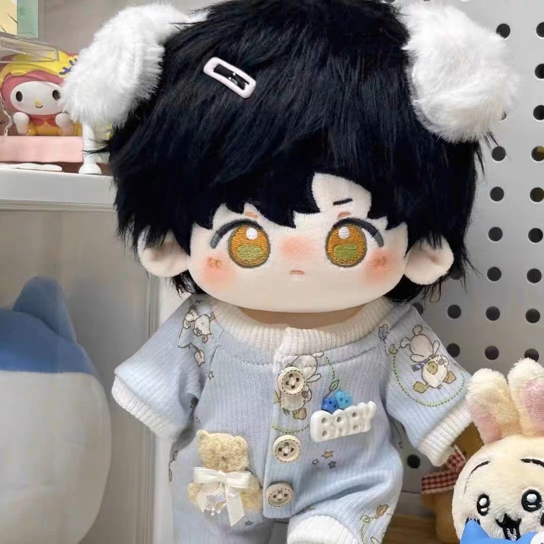 20CM ハンドメイド ぬいぐるみ 耳付き本体のみ　恋と深空　レイ　服装無し