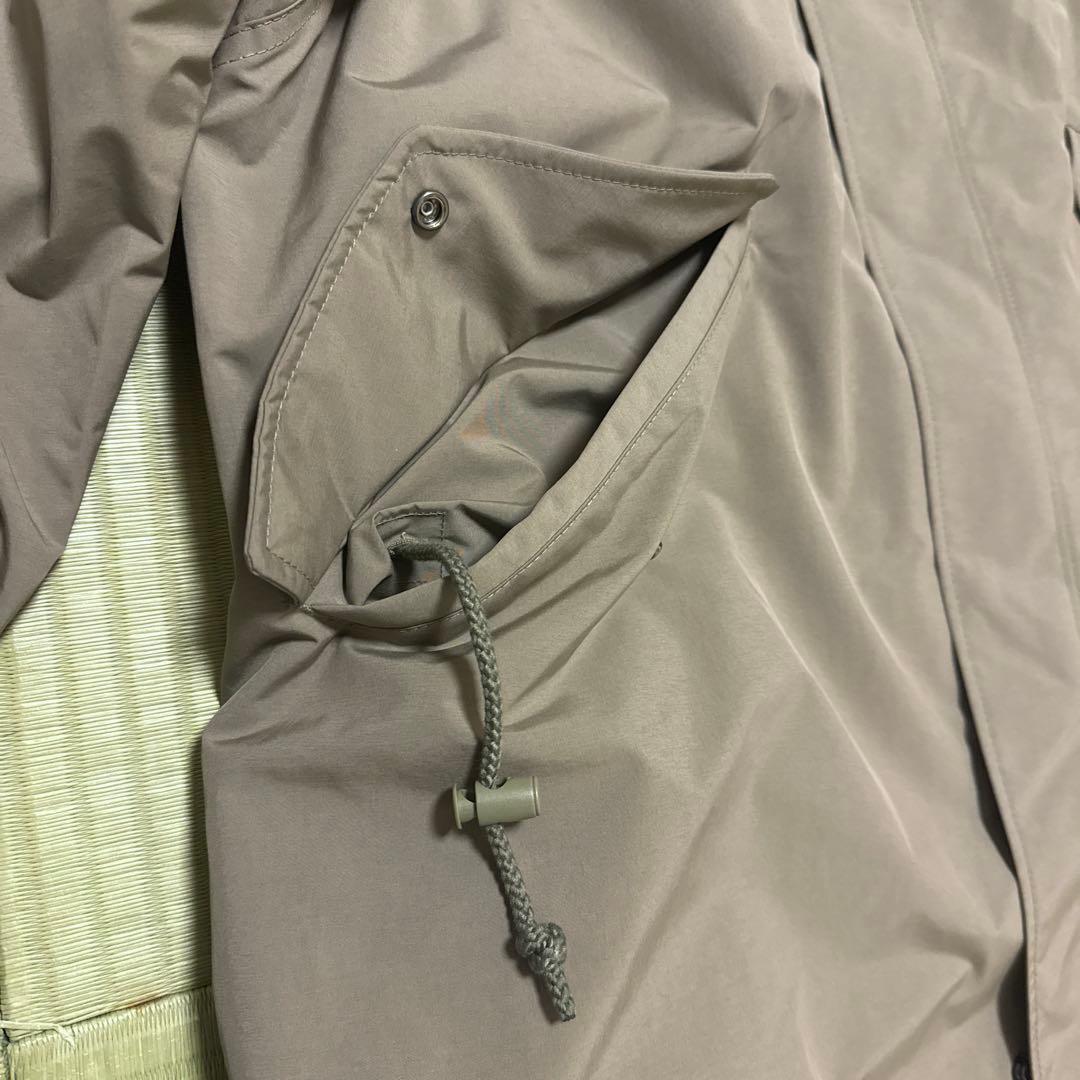 ユニクロ ウインドプルーフ 2WAY コート ブラウン Mサイズ 撥水 男女兼用