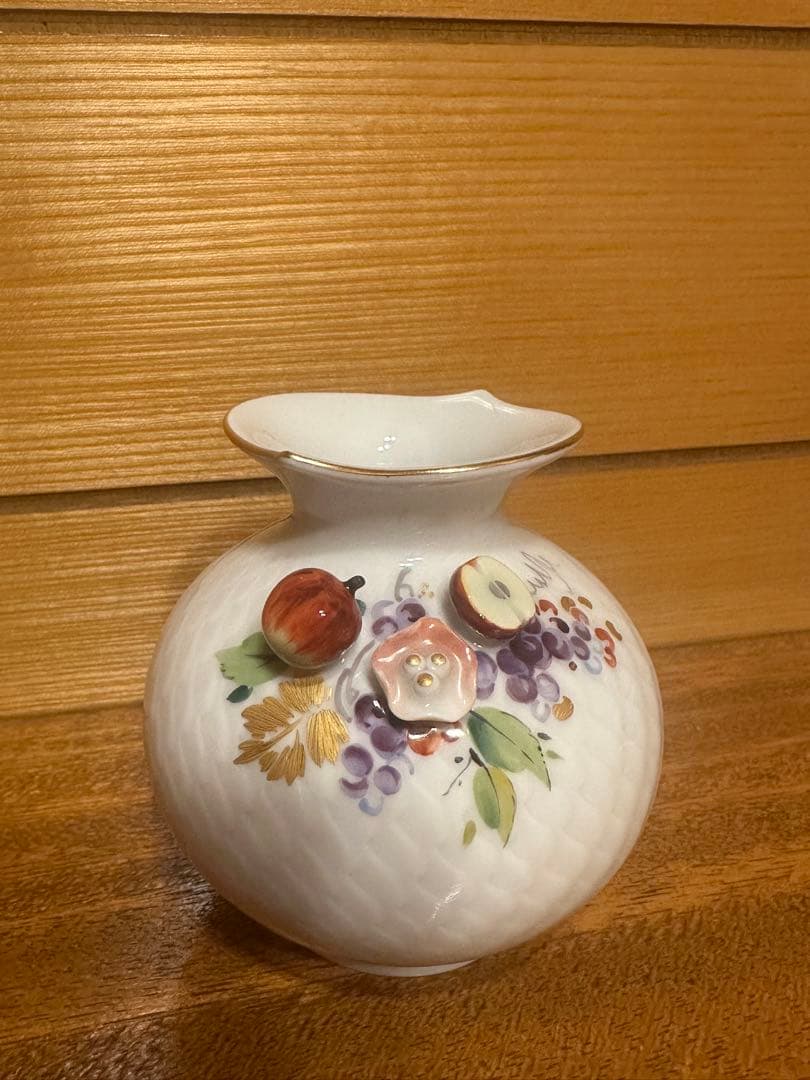 MEISSEN フルーツ装飾 花瓶