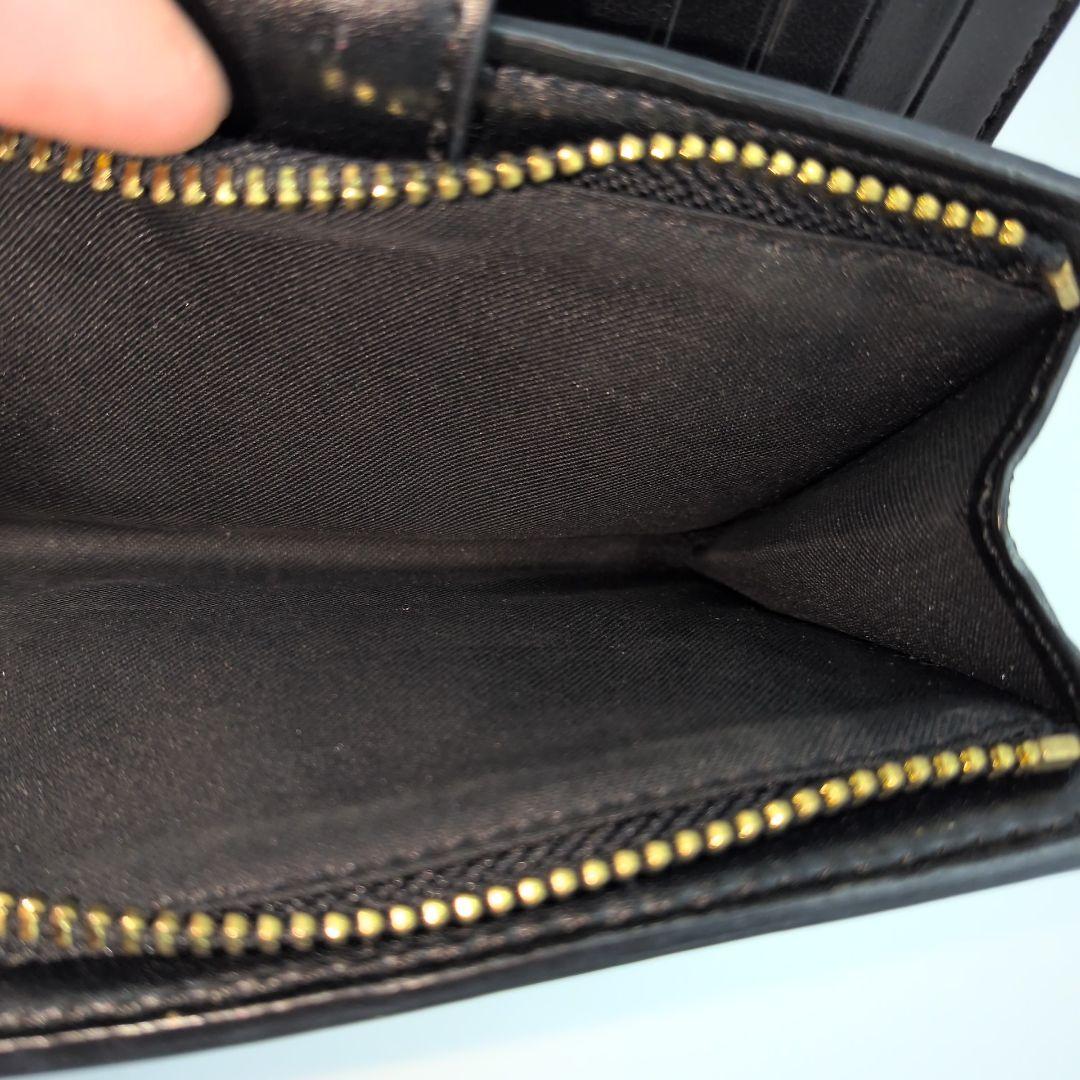 【未使用】コーチ COACH シグネチャー 二つ折り財布 ブラウン レザーPVC