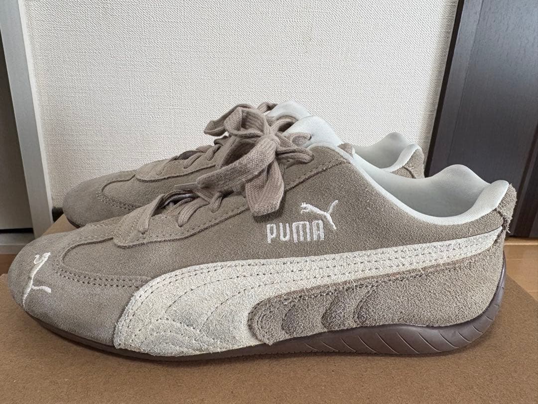 PUMAスピードキャット　ベージュ24cm